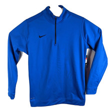 Womens Nike Pullover XS Blue 1/4 Zip Athletic Sweatshirt