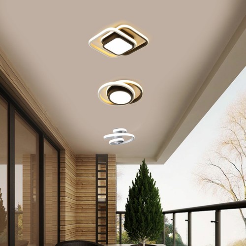 Acrylic Modern Ceiling Light LED Chandelier Flush Mount Fit Living Room Bedroom - Picture 15 of 23