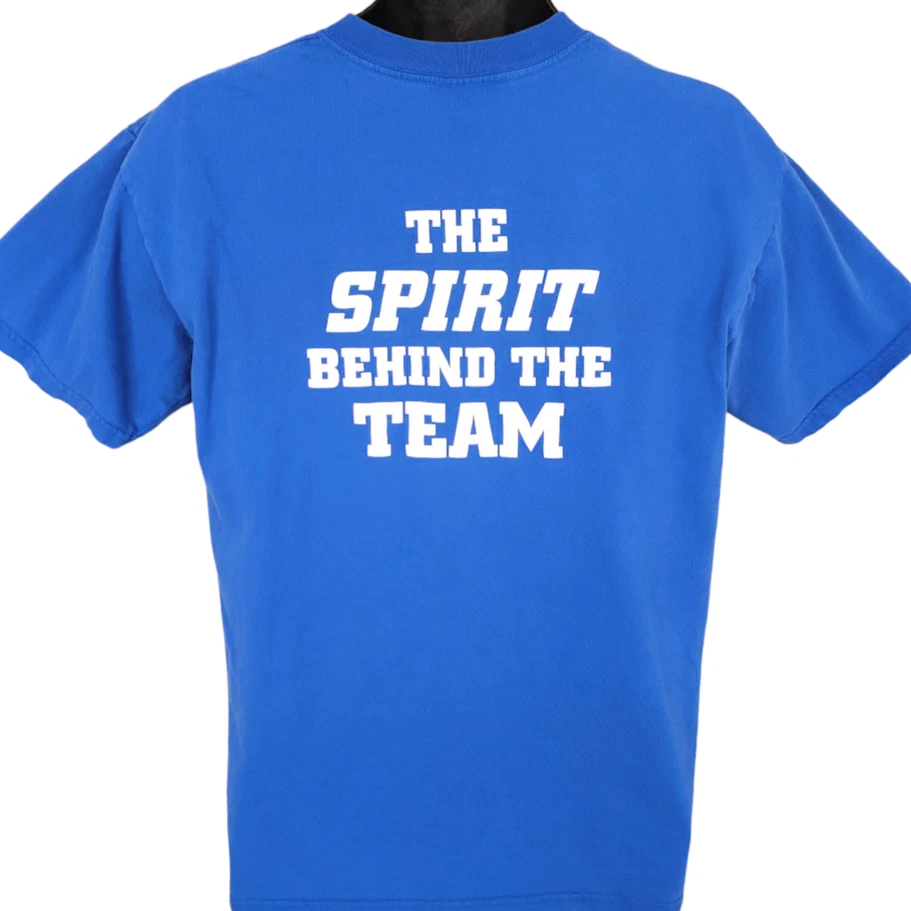 Vintage Kansas Jayhawks T Shirt Mens Size Medium Blue Y2K Swimming & Diving - Image 4 of 4