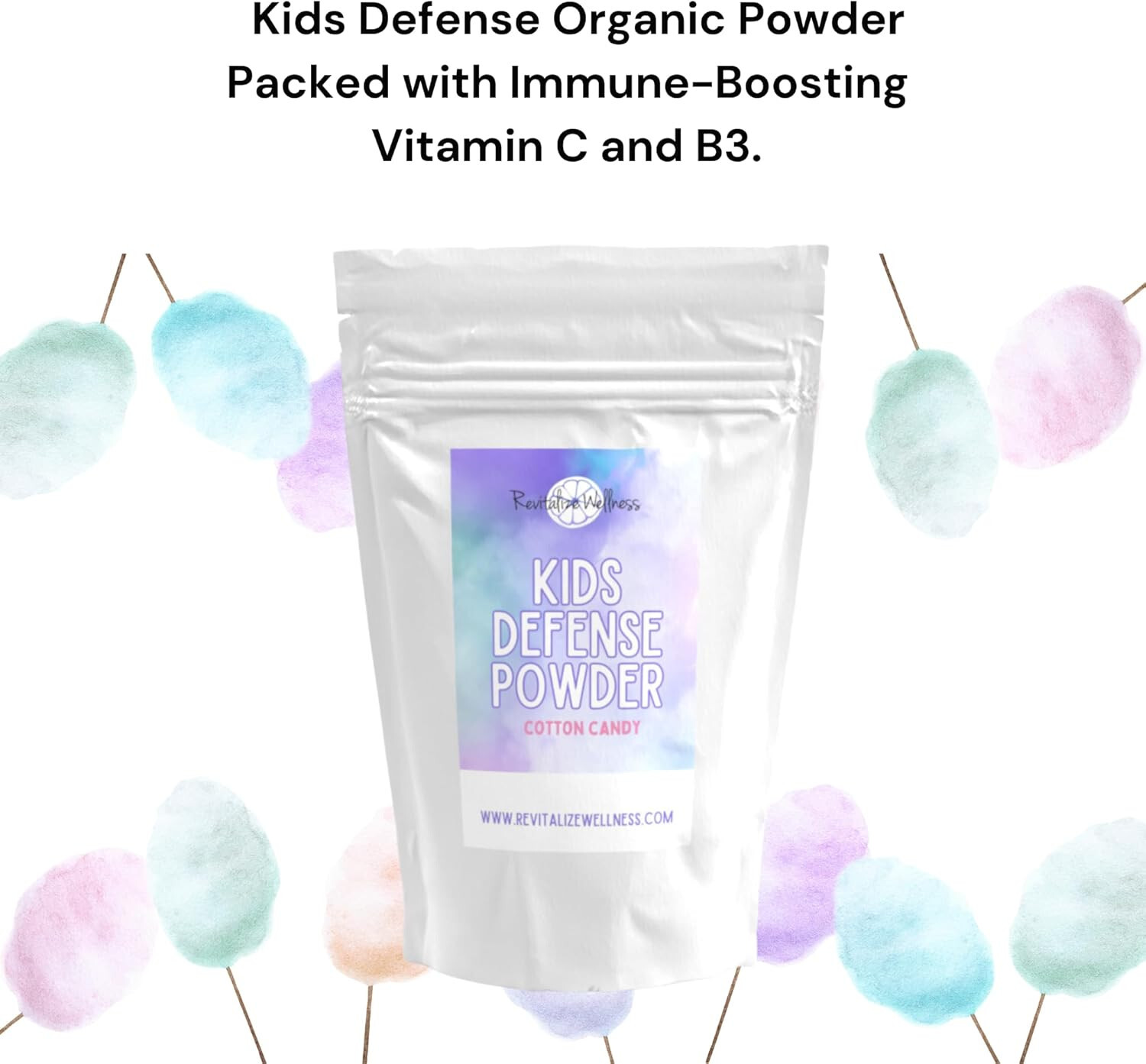 Revitalize Wellness Kids Defense | Orthomolecular Dose of 1000 mg Vitamin C