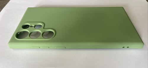 Silicone s22 ultra Phone case Slim Fit Green - Afbeelding 3 van 6