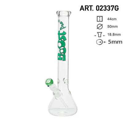 Boost | 17'' Green Beaker Base Glass Water Pipe Hookah