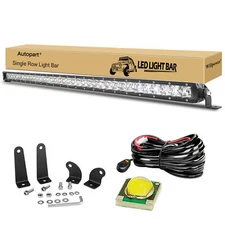Super Slim 20 26 32 38 44 50 inch Single Row LED Work Light Bar Offroad Truck