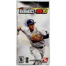  Manual Only Major League Baseball 2K10 Sony Playstation Portable Authentic
