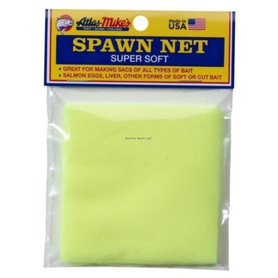 Atlas Mike's 55067 Spawn Net 4x4 Squares Chartreuse Precut 50 Pack