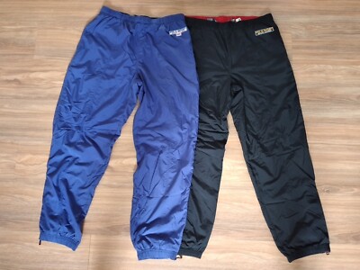 Lot Of 2 Vintage POLO SPORT RALPH LAUREN Nylon Track Pants Size L