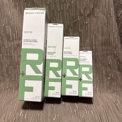 Rodan + Fields Soothe Regimen Sensitive Skin 4 Piece Kit/Set Exp 2027/28 Sealed