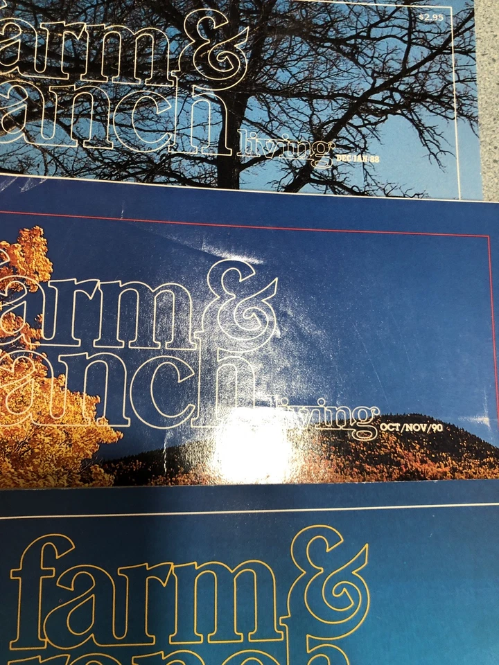 Farm And Ranch Living Magazine (9) 1987, 1988, 1990, 91, 92 & 93 Farming Life - Image 3 of 4