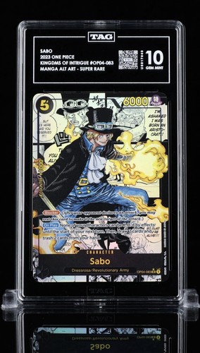 Sabo (Alternate Art Manga) graded TAG 10 for sale on eBay