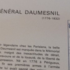 France Premier Jour Général Daumesnil 1976 Périgueux 1 timbre