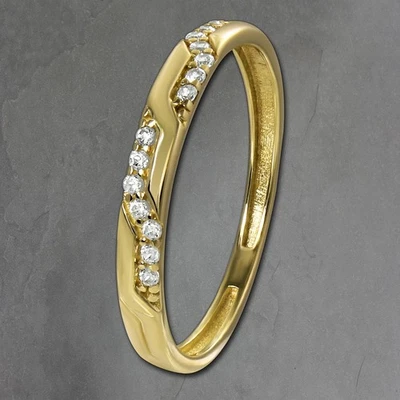 GoldDream Gold Ring Glamour Gr.54 333er Zirkonia Gelbgold Damen GDR567Y54 - Bild 1 von 4