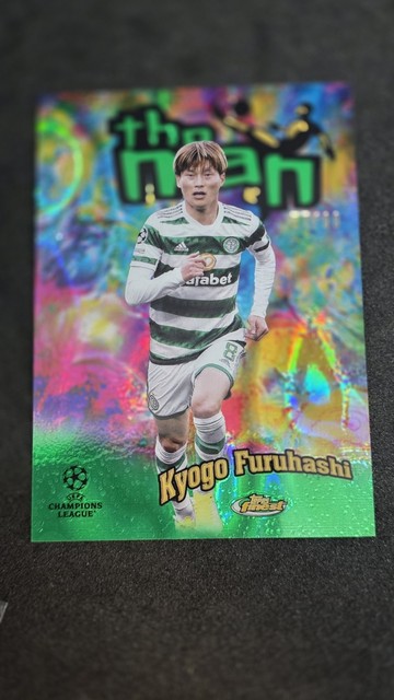 Kyogo The Man /99 Topps Finest / Hyunjun Yang Wonderkid /50 RC Rookie Celtic