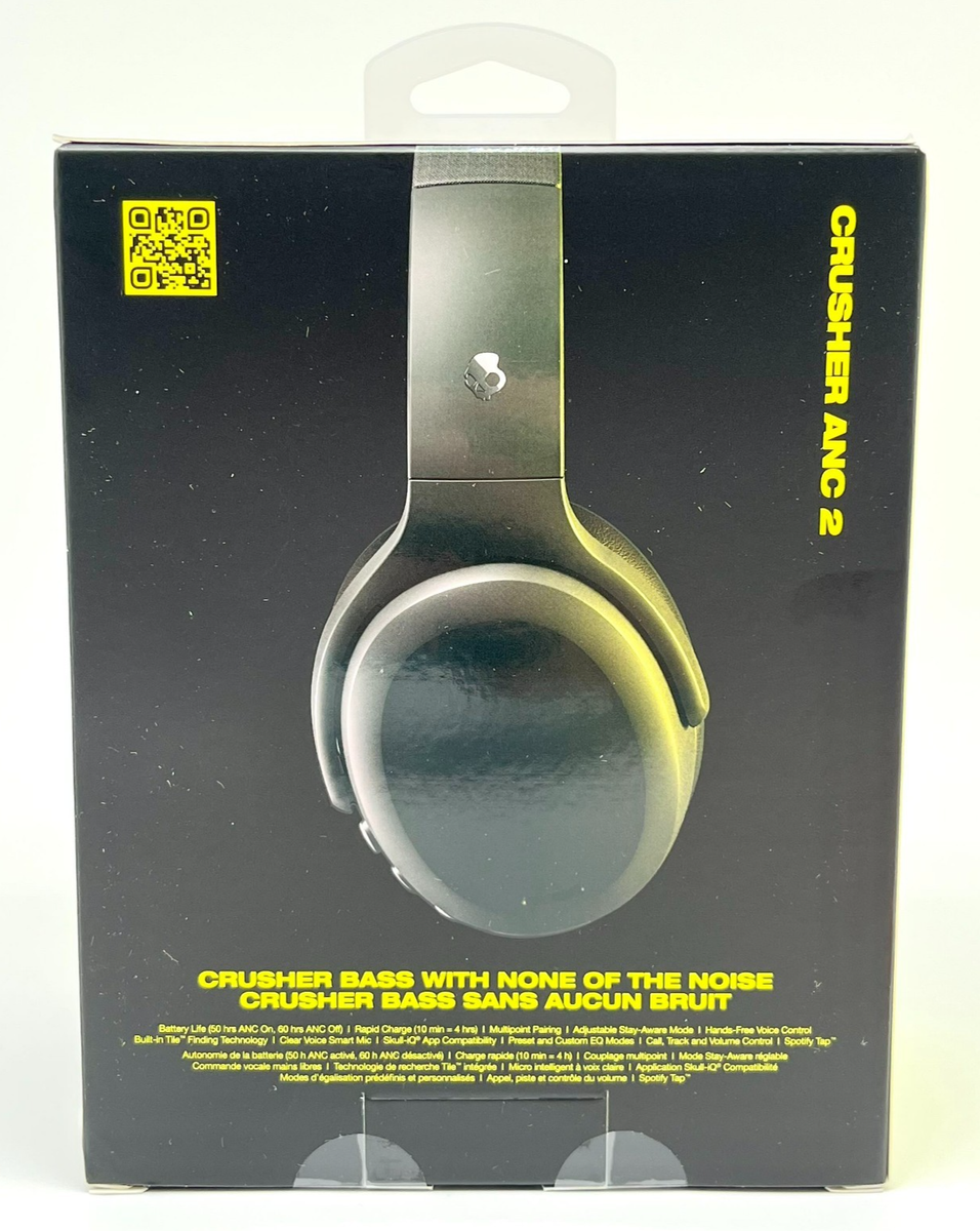 Skullcandy Crusher ANC 2 Bluetooth Wireless Headphones - Black