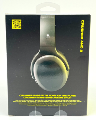 Skullcandy Crusher ANC 2 Bluetooth Wireless Headphones - Black