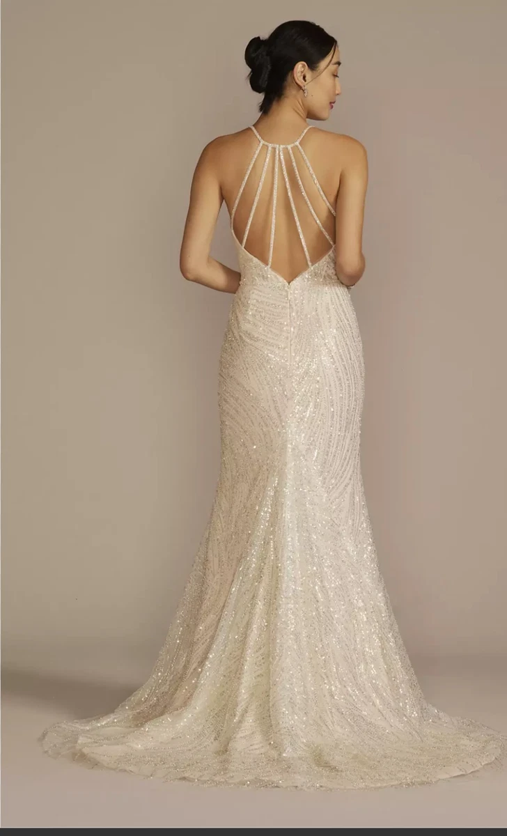 Champagne David's Bridal Wedding Dresses for sale | eBay