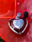 DESIGNO ALAN K STERLING SILVER PENDANT HEART 381 PINK UNIQUE RARE — photo 6