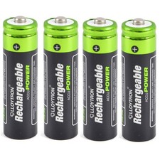 4 Pack Of Aa Solar Lights Camera Torch Rechargeable Batteries 1.07 per battery