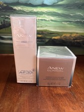 NEW Avon Anew Clinical Overnight Hydration Mask 1.7 Oz And A-F33 Pro New Sealed