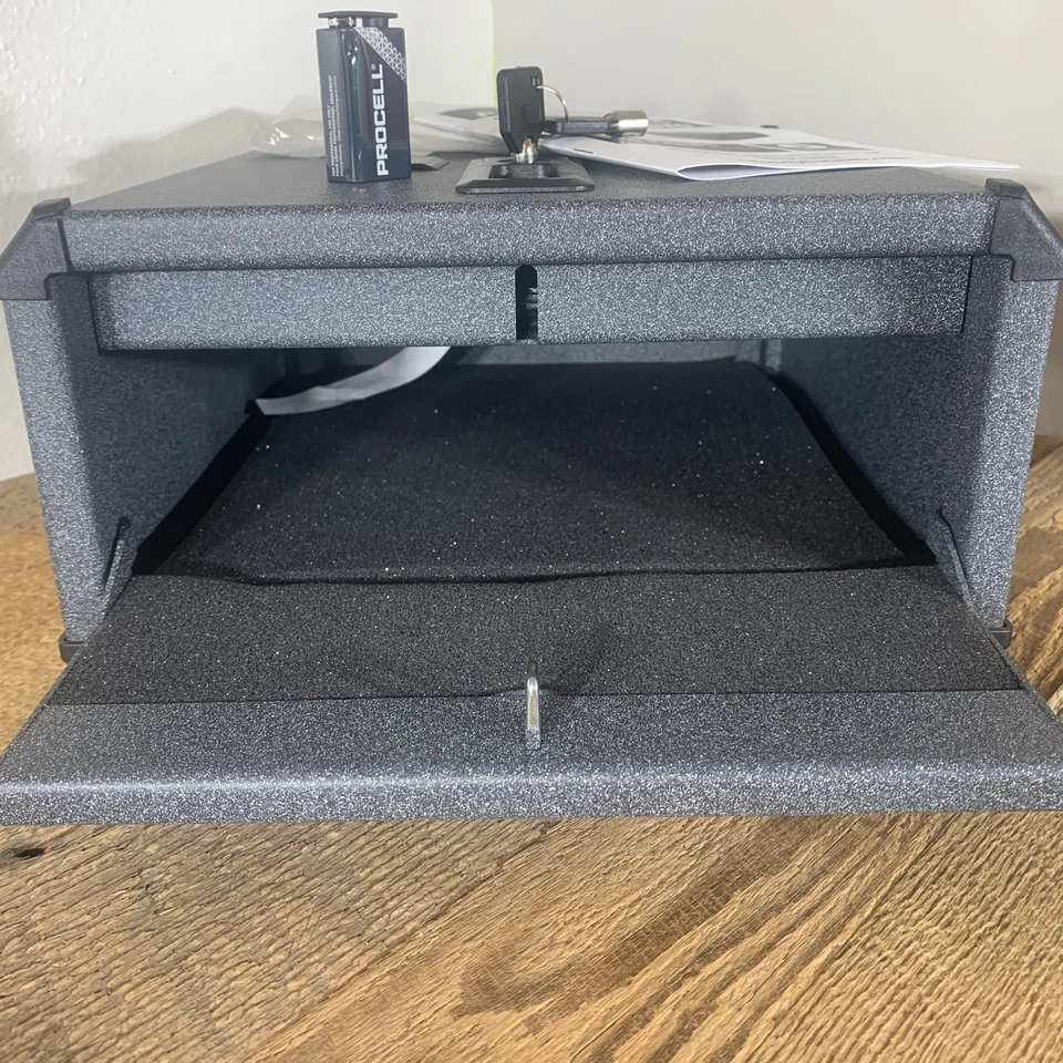 Caja fuerte para pistola Liberty PRO-225 PRO VAULT BIO - PV-225-GTT granito textura gris - nueva Foto 2 de 4