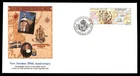 Mayfairstamps Sweden FDC 1988 Map New Sweden 350th Anniv First Day Cover aaz_258