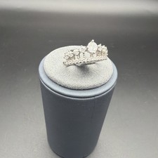 Eleganter Kronenring 925 Sterling Silber