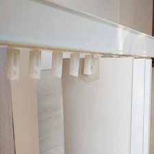 10 Pcs Vertical Blind Repair Tabs Curtain Patches Clear Blinds Parts