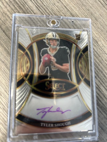 2025 PANINI SELECT ROOKIE SIGNATURES TYLER SHOUGH ROOKIE RC PSA 9 DNA AUTO 10