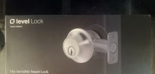 Level Lock Touch Edition Keyed Entry Smart Door Lock Matte Black HomeKit Ring