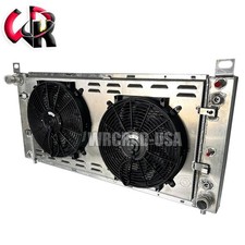 For 1999-2014 Chevy Silverado 1500 2500 GMC Yukon 6.0L 5.3L Radiator&Shroud Fan