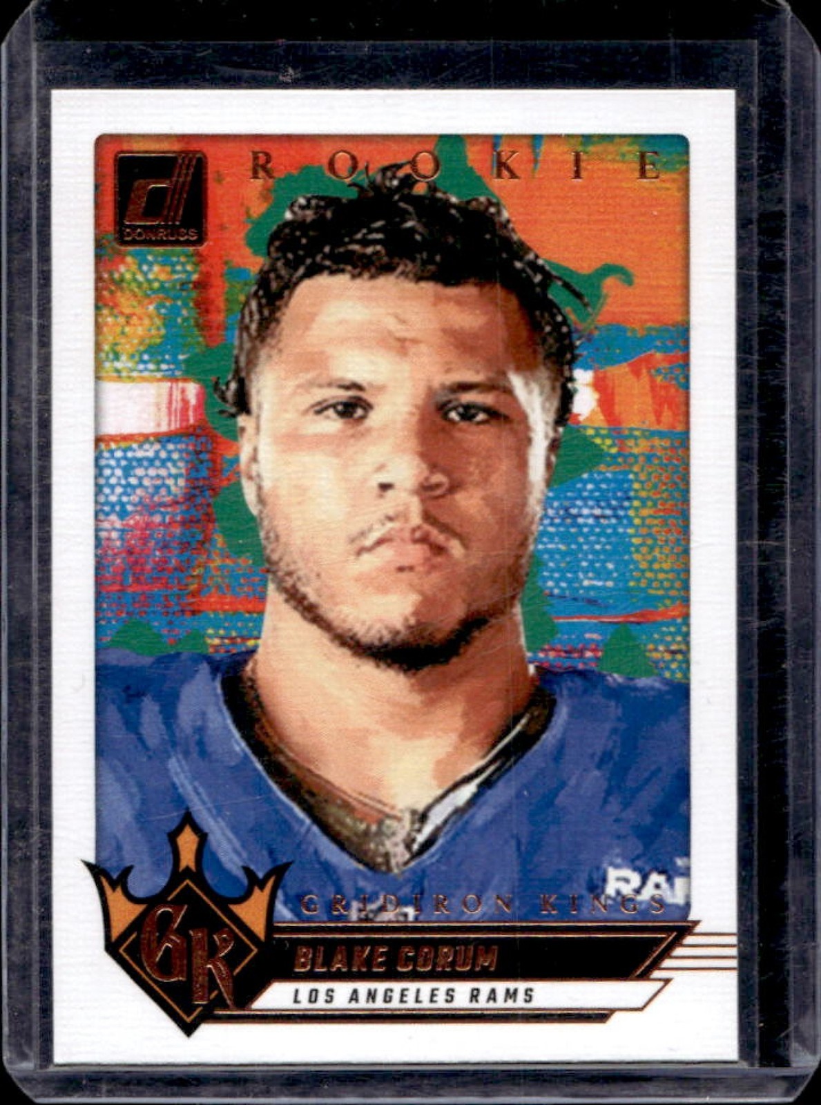 2024 Donruss Blake Corum Rookie Gridiron Kings Rookie RC #17 Rams