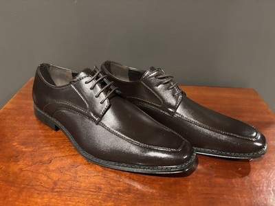 Marco Vitale Men's Dark Brown Leather Dress Shoes Lace-Up Size 12