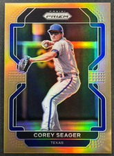 2022 Panini Prizm - Corey Seager #225 Texas Rangers - Neon Orange /100