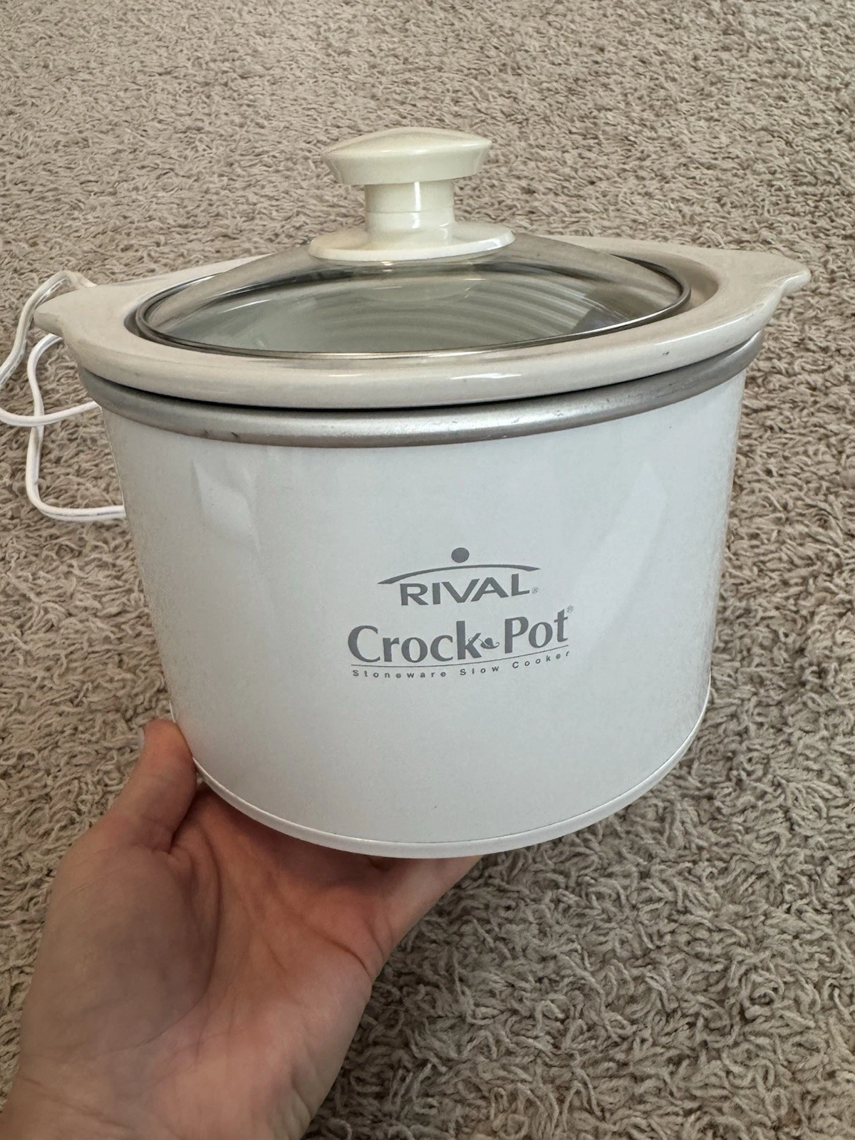 Rival Crock Pot Stoneware Slow Cooker 1.5Qt Model 3215