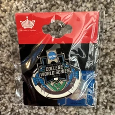 2025 NCAA Mens College Baseball World Series Pin CWS Omaha LSU OSU UCLA ARKANSAS