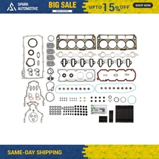 Full Gasket Set Head Studs Fit 02-04 Chevrolet GMC Buick Cadillac 4.8 & 5.3 OHV