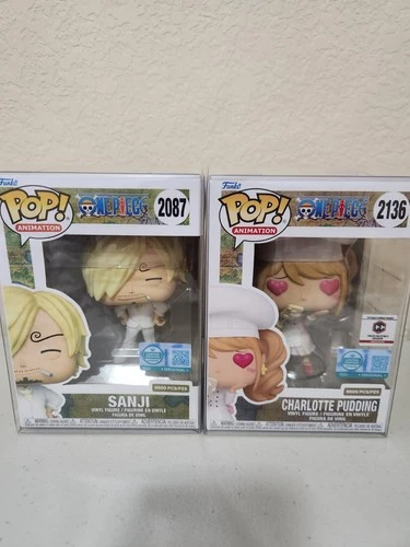 Funko Pop! Supreme Charlotte Pudding 2136 + Sanji 2087 Chalice Collectibles