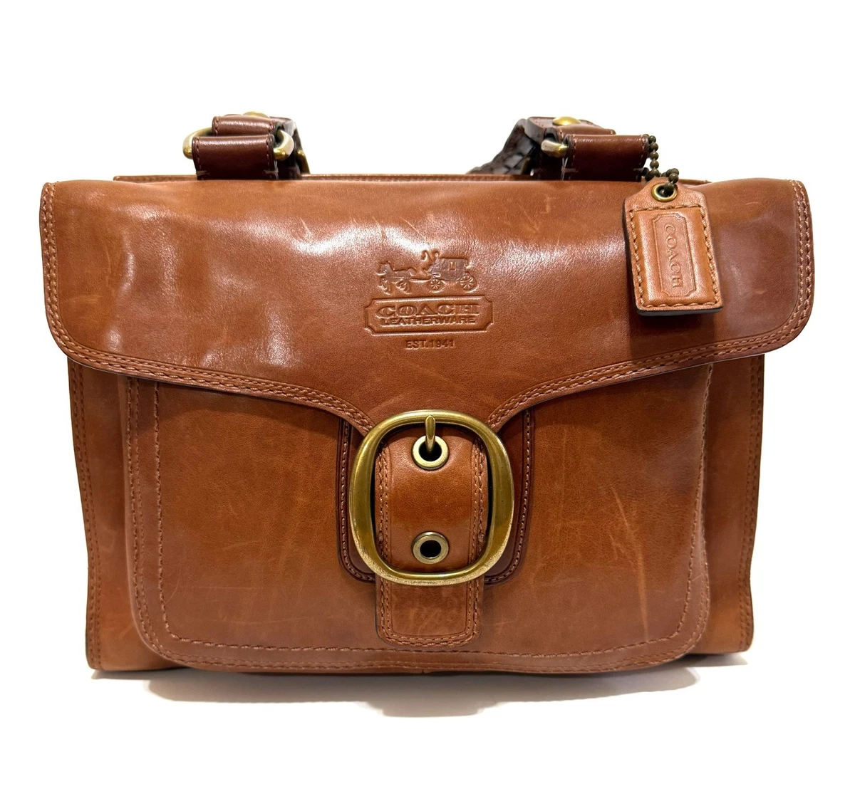 Coach Bleecker Leather Exterior Tote Bags & Handbags for Women for