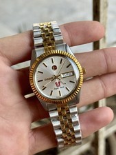 Vintage Rado Purple Horse Silver Dial Original Swiss 2472  Movement REFURBISHED 