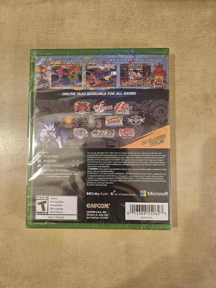 Capcom Fighting Collection (XBOX ONE) NEW - Image 2 of 2