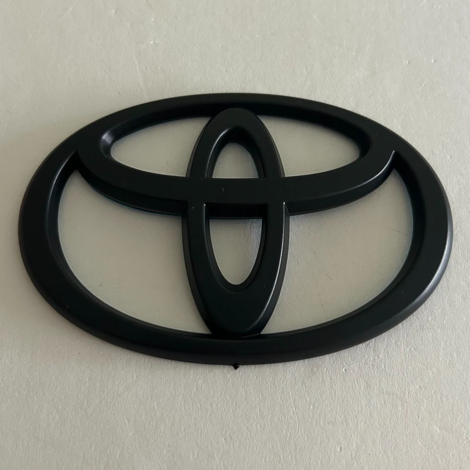 Insignia delantera con logotipo negro brillante emblema de parrilla Toyota para Camry Corolla Matrix Foto 2 de 4