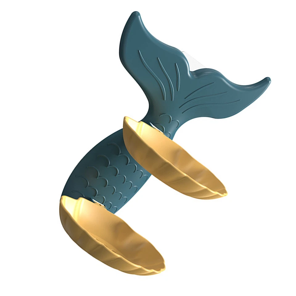 1 Support De Savon Double Couche En Forme De Poisson Doré Pour Salle De Bain - Photo 3/4