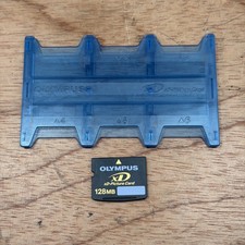 Olympus 128MB xD Picture Card Camera Memory Card w/ Storage Case Fits Fujifilm 