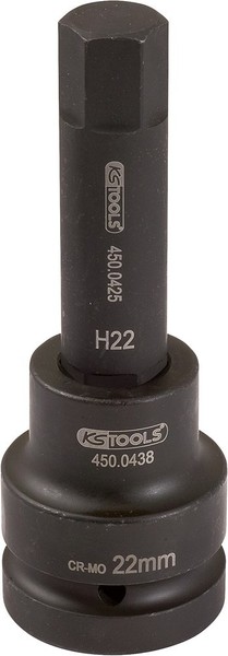 "Ks Tools 1\" Kraft-Bit-Stecknuss Innensechskant, Lang, 30 Mm"-image
