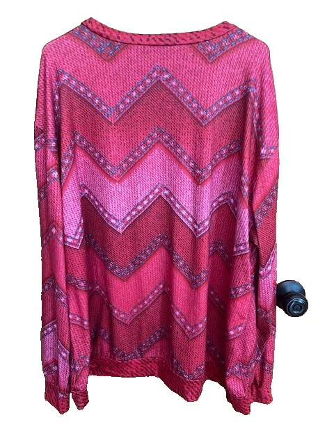 Ladies Size 5X Long Sleeve Lined Pullover Shirt Blouse - Comfortable Flowy - Image 2 of 3