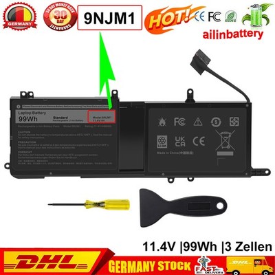 9NJM1 Akku Für Dell Alienware 15 R3 R4 17 R4 R5 P31E P31E001 P69F P69F001 MG2YH