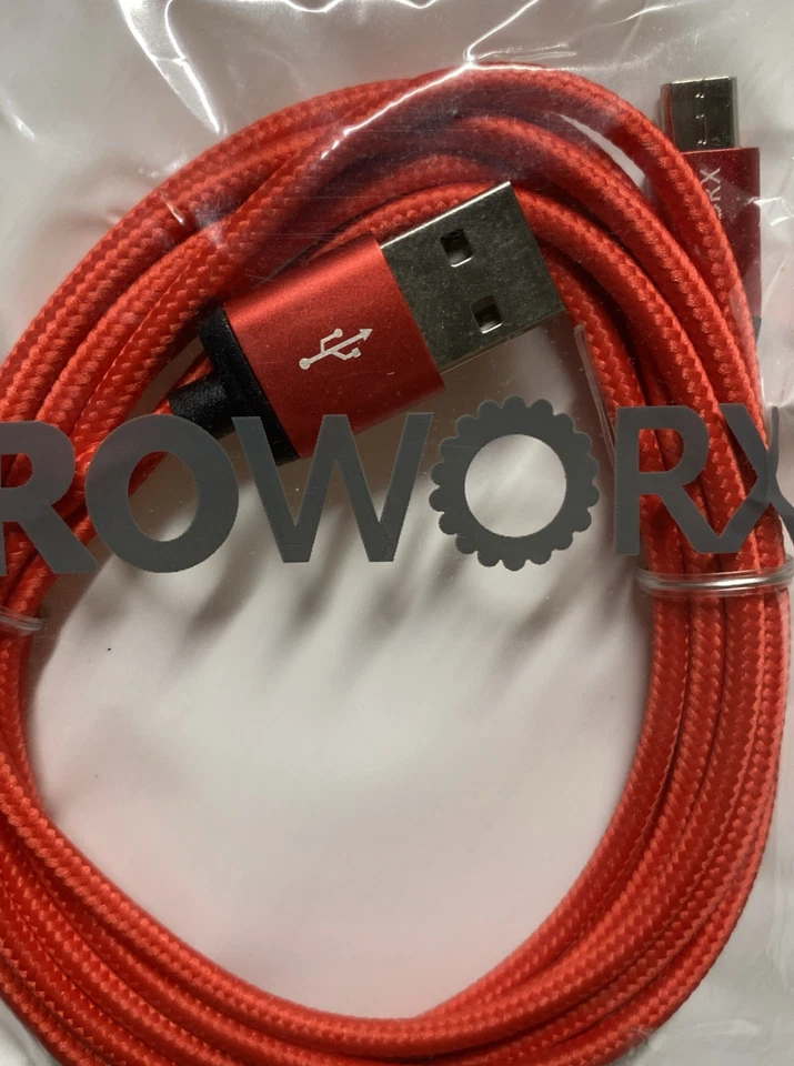 Cabo micro USB Proworx - Novo (selecione cor e comprimento) - Imagem 3 de 3