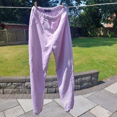 PrettyLittleThing Lilac Joggers Size 8 Lounge Gym Fitness Trousers - Image 1 of 4