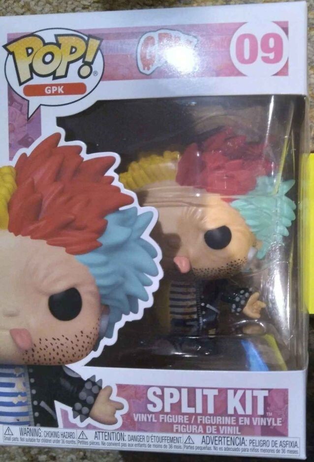 &Quot;Vaulted&Quot; Funko Pop! Vinyl: #09 Garbage Pail Kids G.p.k. &Quot;Split Kit&Quot; Figure!