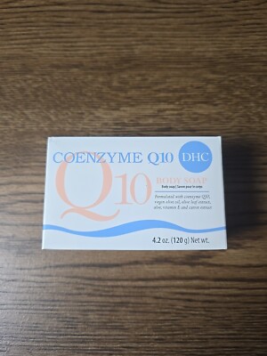 DHC Coenzyme Q10 Body Soap Cleanser Bar Vitamin E Virgin Olive Oil Leaf Aloe 