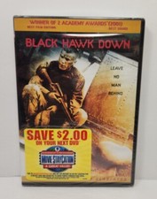 Black Hawk Down DVD A Ridley Scott Film True Story 2001 WS NEW SEALED FREE S/H